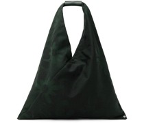 Brown & Green Triangle Tote