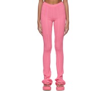 Pink Viscose Trousers