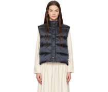 Navy Pisoft Reversible Down Vest