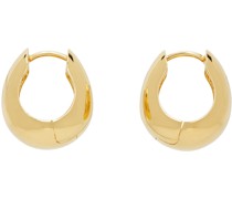 Gold Hinged Hoop Earrings