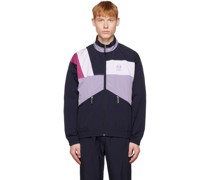 Navy Racquet Edition Colorblock Track Jacket
