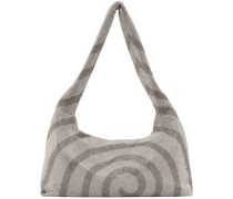 Silver Swirl Armpit Bag