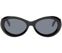 Black 'The Ovals' Sunglasses