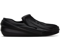 Black Mono Slip-On Sneakers