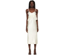 White 'The Lingerie' Midi Dress