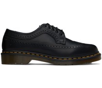 Black Lost Archives 3989 Yellow Stitch Smooth Leather Brogues
