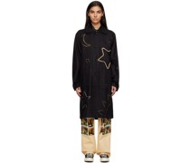 Black Constellation Coat