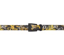 Black & Yellow Logo Belt