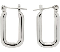 Silver Cresca Hoop Earrings