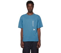 Blue Zip Pocket T-Shirt