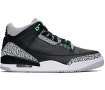 Black Air Jordan 3 Retro Sneakers