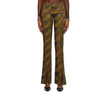 Brown Planet Illusion Trousers
