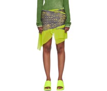 Green L-Chidima Miniskirt