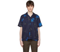 Blue Sig Zane Edition Canty Mānoa Shirt