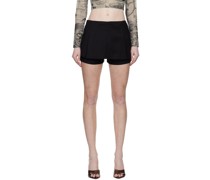 Black Layered Shorts