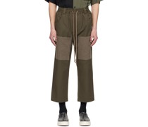 Brown Patch Pocket Trousers