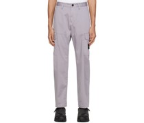 Gray Patch Cargo Pants
