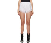 White Household Shorts