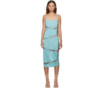 SSENSE Exclusive Blue Puzzle Minidress