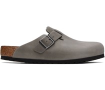 Gray Regular Boston Soft Footbed Loafers