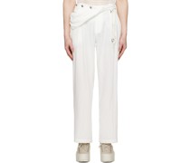 White Bag Trousers