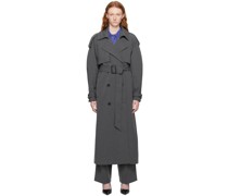 Grey Orla Trench Coat