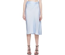 Blue Vela Midi Skirt