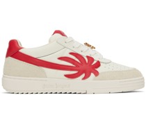 White & Red Palm Beach University Sneakers