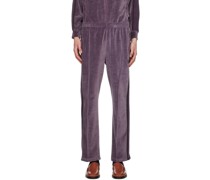 Purple Narrow Track Pants
