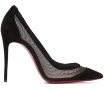 Black Suede Galativi 100 Heels