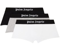 Three-Pack Multicolor Logo Boxer Briefs