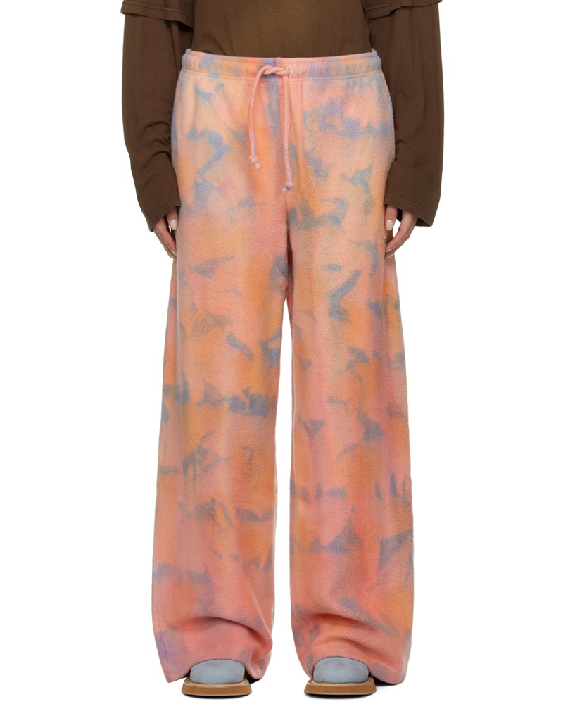 Acne Studios Damen Orange & Purple Garment-Dyed Lounge Pants