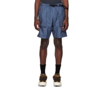 Blue Belted Shorts