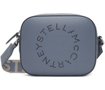 Blue Logo Grainy Alter Mat Mini Camera Bag