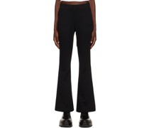 SSENSE Exclusive Black Micro Leisure Lounge Pants