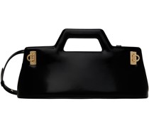 Black Wanda East-West Top Handle Bag