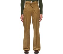 SSENSE Exclusive Beige Trousers