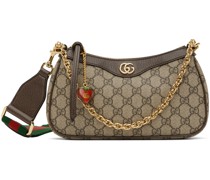 Beige Ophidia GG Shoulder Bag