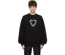 Black Chrome Heart Sweatshirt