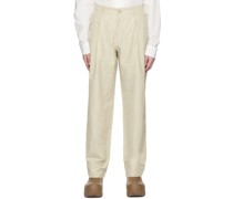 Beige Seal Trousers