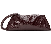 Burgundy Lacquer Shoulder Bag