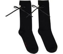 Black Bow Socks