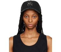 Black Distressed Cap