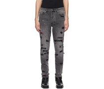 Gray Chitch Trash Devil Jeans