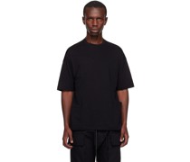 Black Paneled T-Shirt