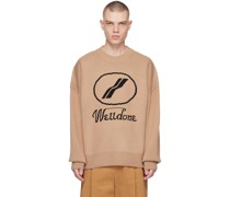 Beige Crewneck Sweater
