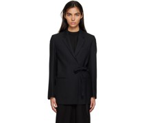 Black Wrap Blazer