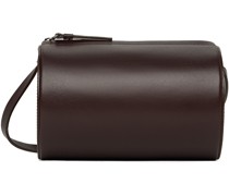 Brown Cylinder Sling Bag
