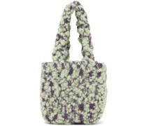 Green & Purple Seamoss Top Handle Bag