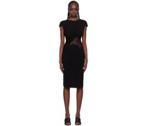 Black 4G Midi Dress